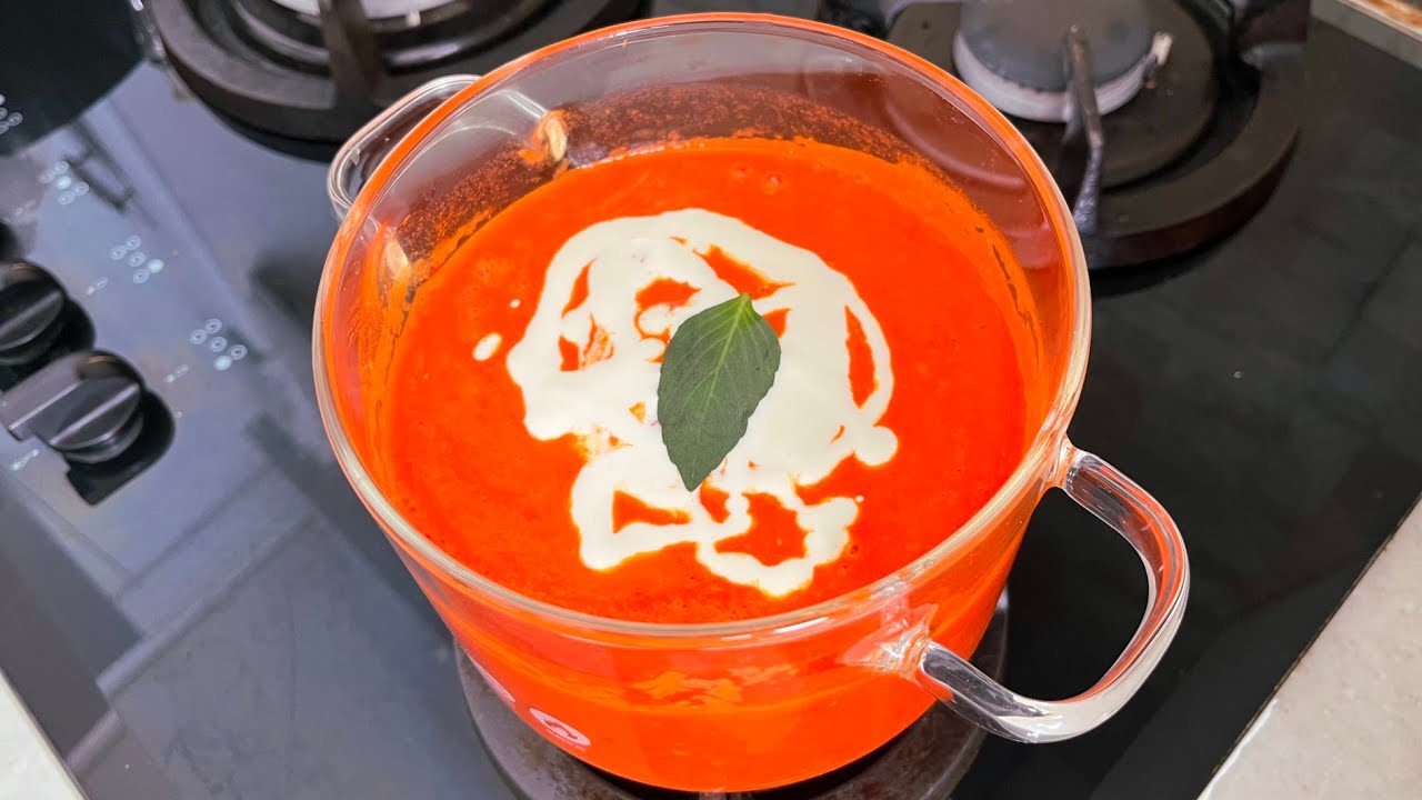 Homemade Tomato Soup Recipe. Got Tomatoes at Home? Make This Soup in No Time! 🍅