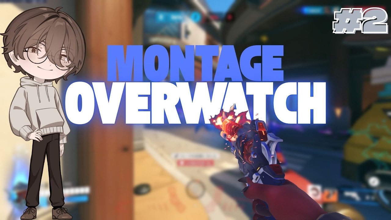 【Overwatch】フリックAIMで魅せる高火力Montage🔥【キャスディ】