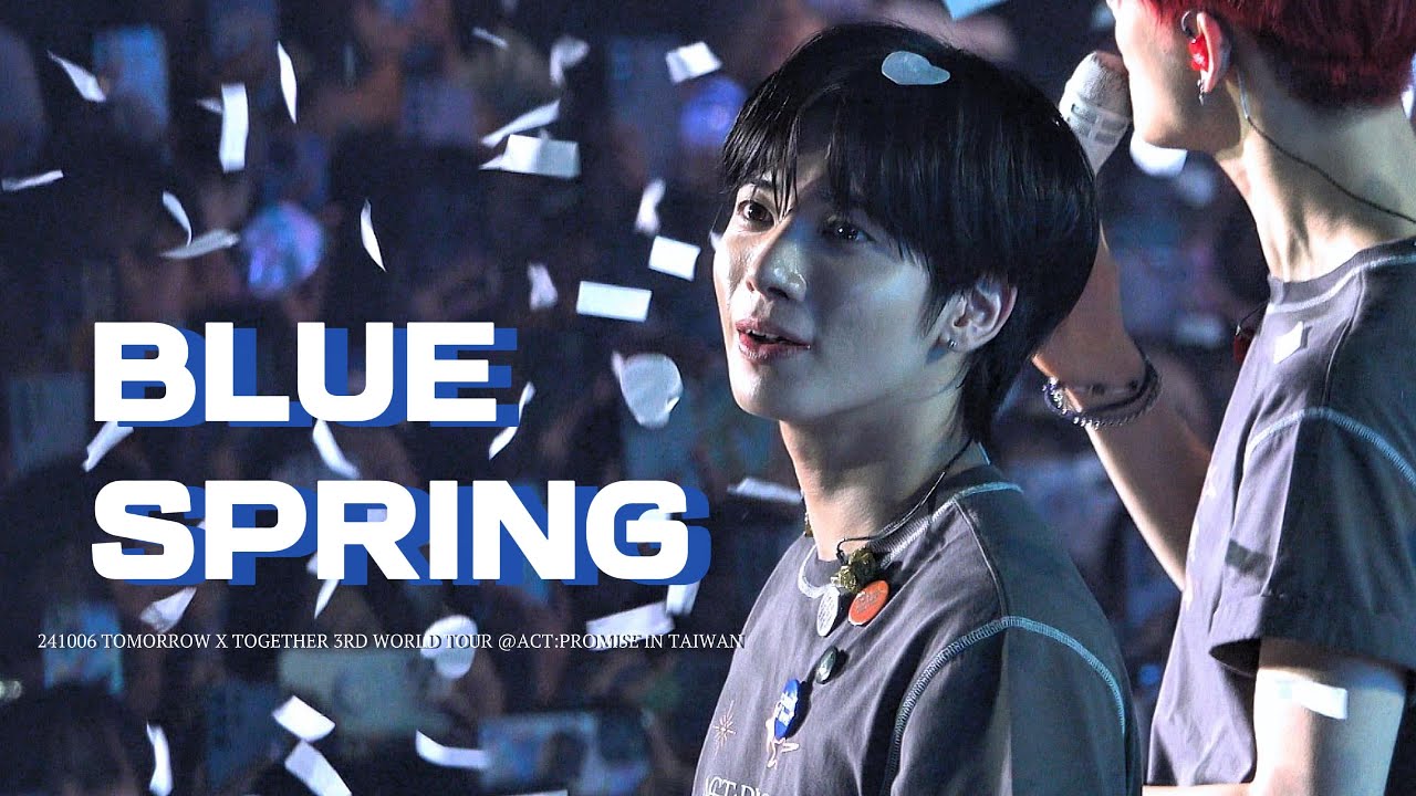 【4K FANCAM】241006  'BLUE SPRING' | @ ACT:PROMISE | TXT(투모로우바이투게더) | 태현 직캠 | TAEHYUN FOCUS