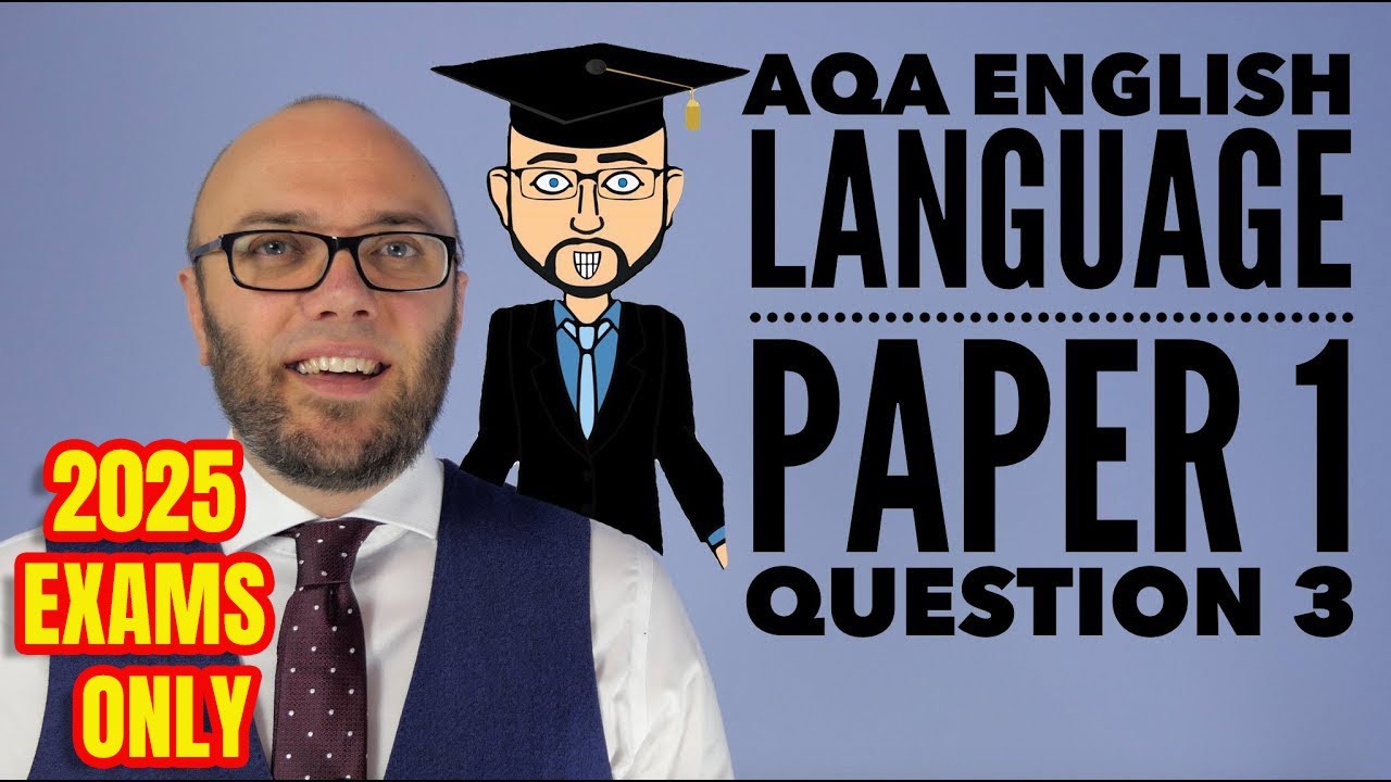 Экзаменационная работа AQA по английскому языку 1, вопрос 3 (только 2025 г.)