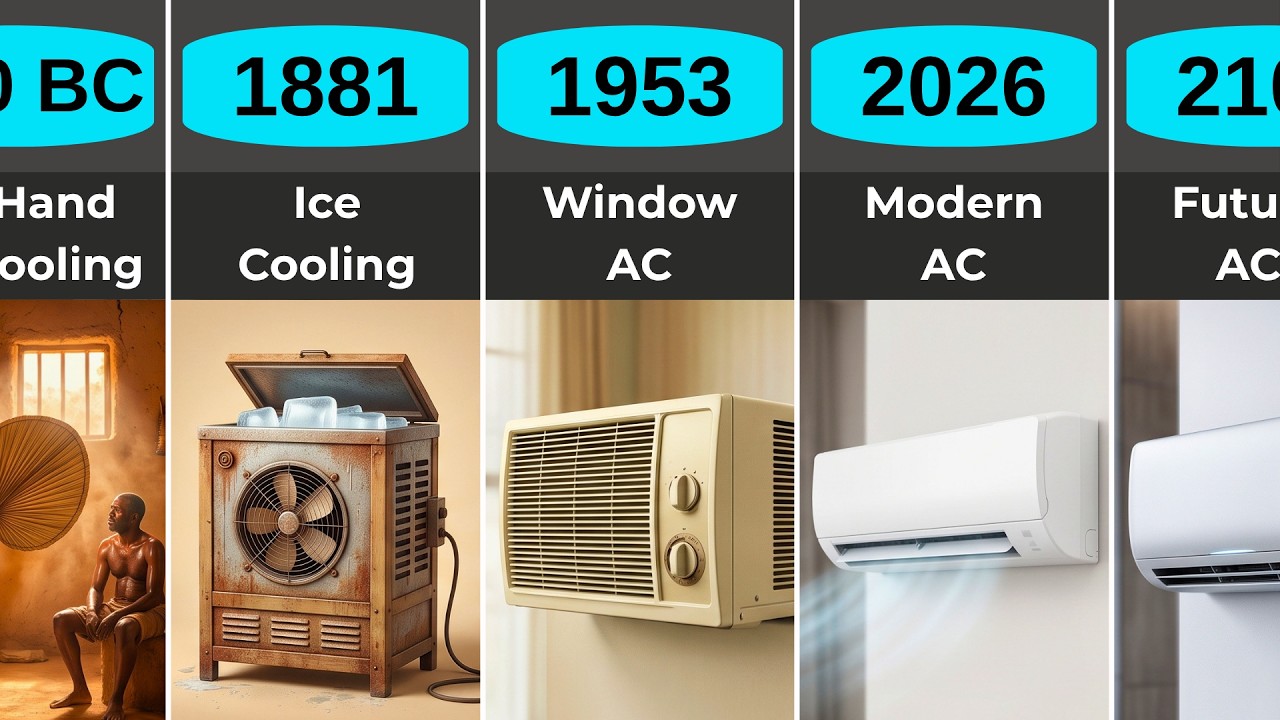 The Evolution of Air Conditioning: From Ancient Cooling to Future AC (2500 BCE&ndash;2100)