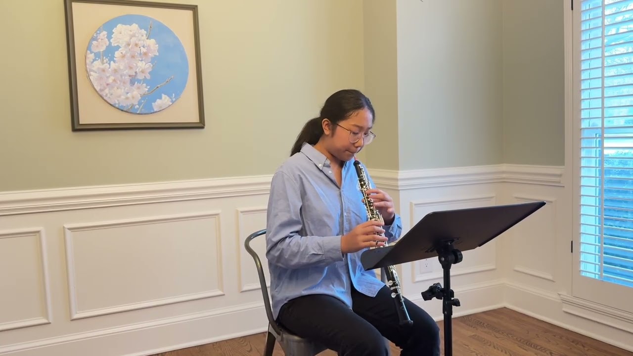 Cimarosa Oboe Concerto-Movement 2. Allegro +Telemann fantasia no. 6-Movement 1. Dolce (Anya 13years)