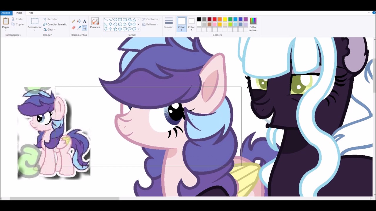 S P E E D P A I N T -MLP OC Collab - Perla and Oc Nameless