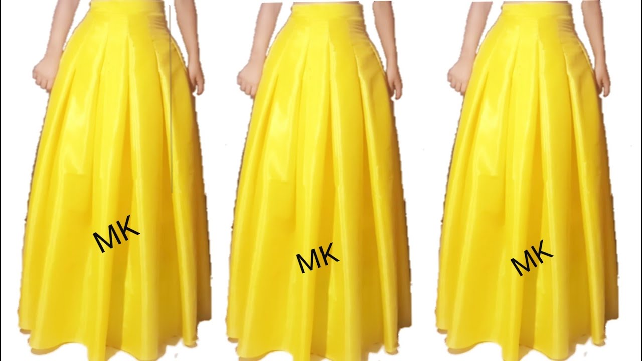 Box Pleated Lehenga Cutting And Stitching....👌👌👌👌