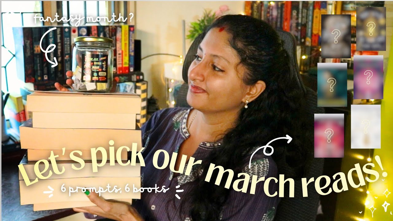 TBR Jar 🫙 picks my March reads 📚 !! Fantasy Month ?? ✨