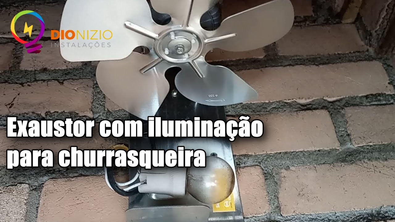 #EXAUSTOR PARA #CHURRASQUEIRA