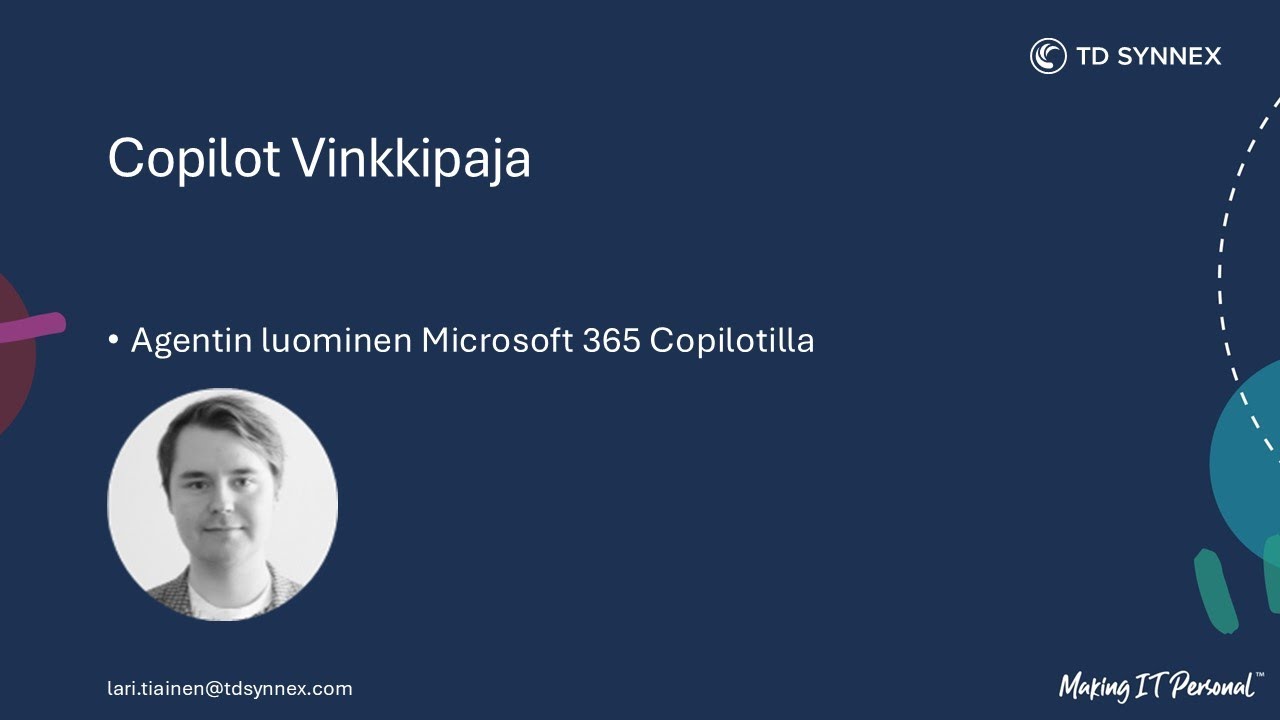 Agentin luominen Microsoft 365 Copilotilla
