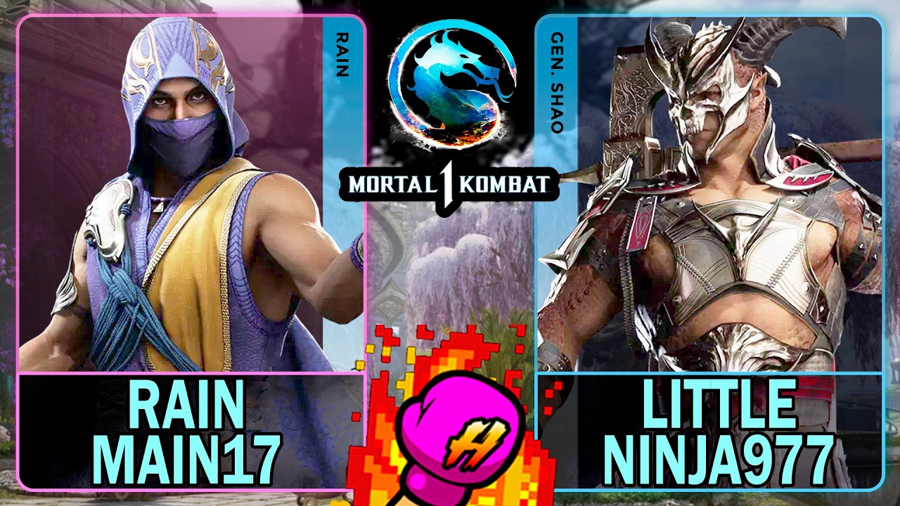 MK1 Rain Main17 (RAIN) VS Little Ninja977 (GENERAL SHAO)🥊Mortal Kombat 1🥊4K 60ᶠᵖˢ