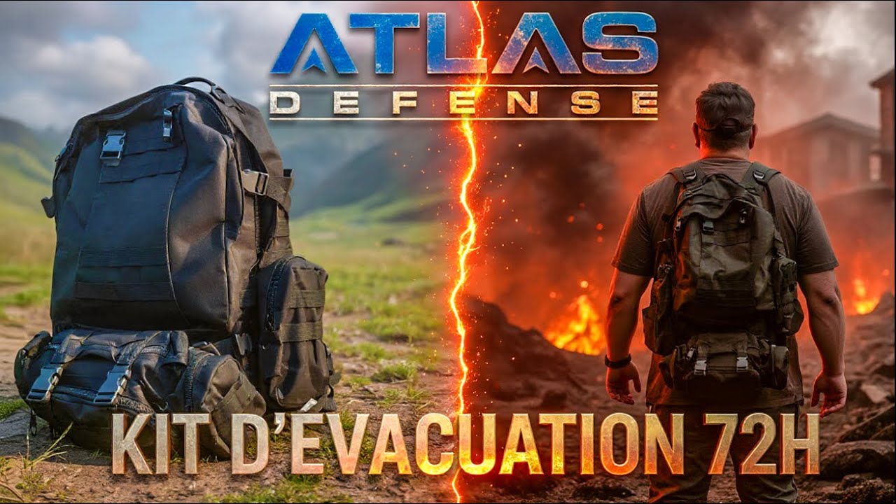 72-часовой правительственный набор для выживания ATLAS Defense | Незаменим в чрезвычайных ситуациях.