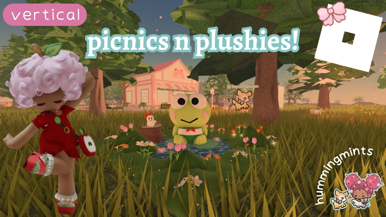 🌷💗 Picnics N Plushies!~ 💗#shorts (Vertical)