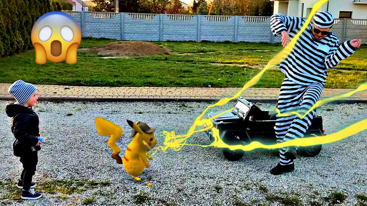 MARCEL i PIKACHU ŁAPIĄ ZŁODZIEJA -  POKEMON