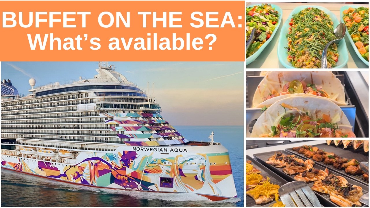 Norwegian Aqua | Surfside Cafe | FULL Buffet Review