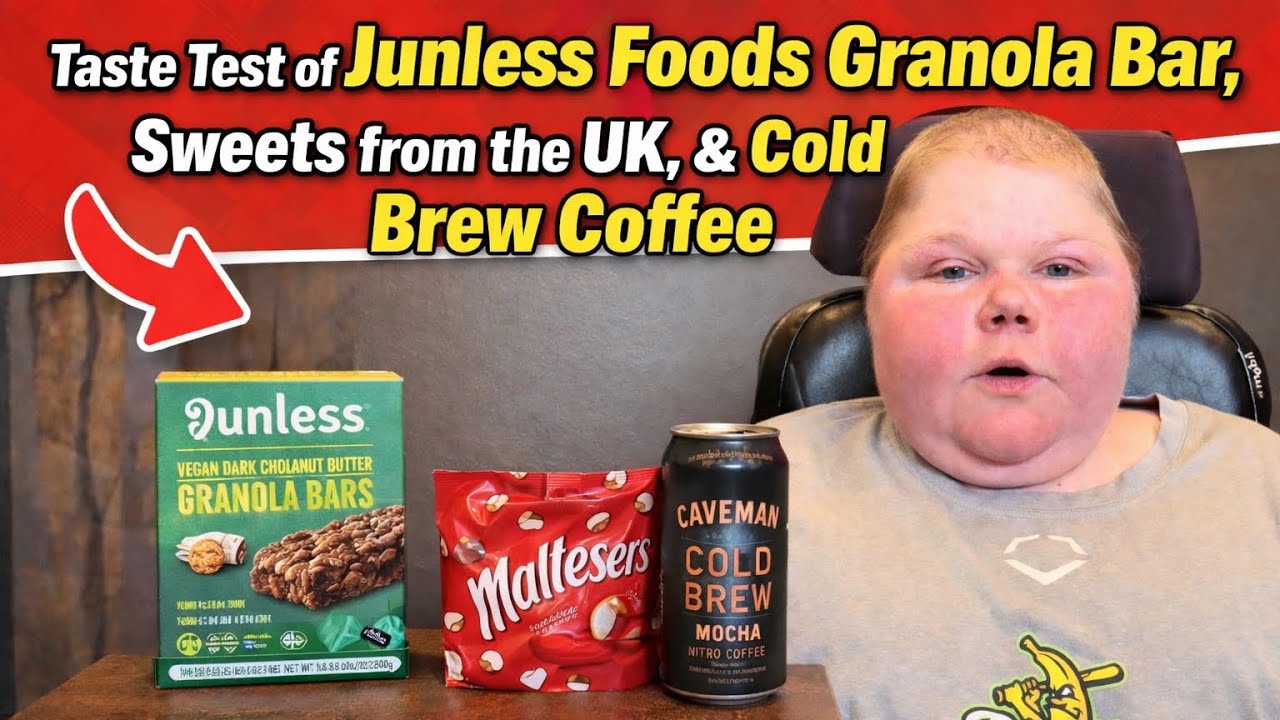 Lego Mario Kart & taste test of Junless Foods Granola bar, Sweets from the UK, & Cold Brew Coffee 
