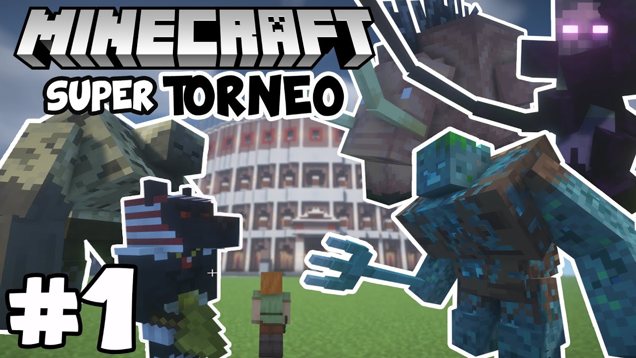 Super Batalla de MOBS MINECRAFT  (SUPER COPA MOB ) Serie Minecraft #1 / VS MOBS
