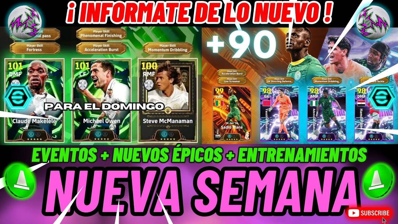 🚨 NUEVA SEMANA & NOVEDADES  + NUEVO BIG TIME & ÉPICOS  ✅ + EVENTOS 🎁 + ENTRENAMIENTOS 🤯  + POTW