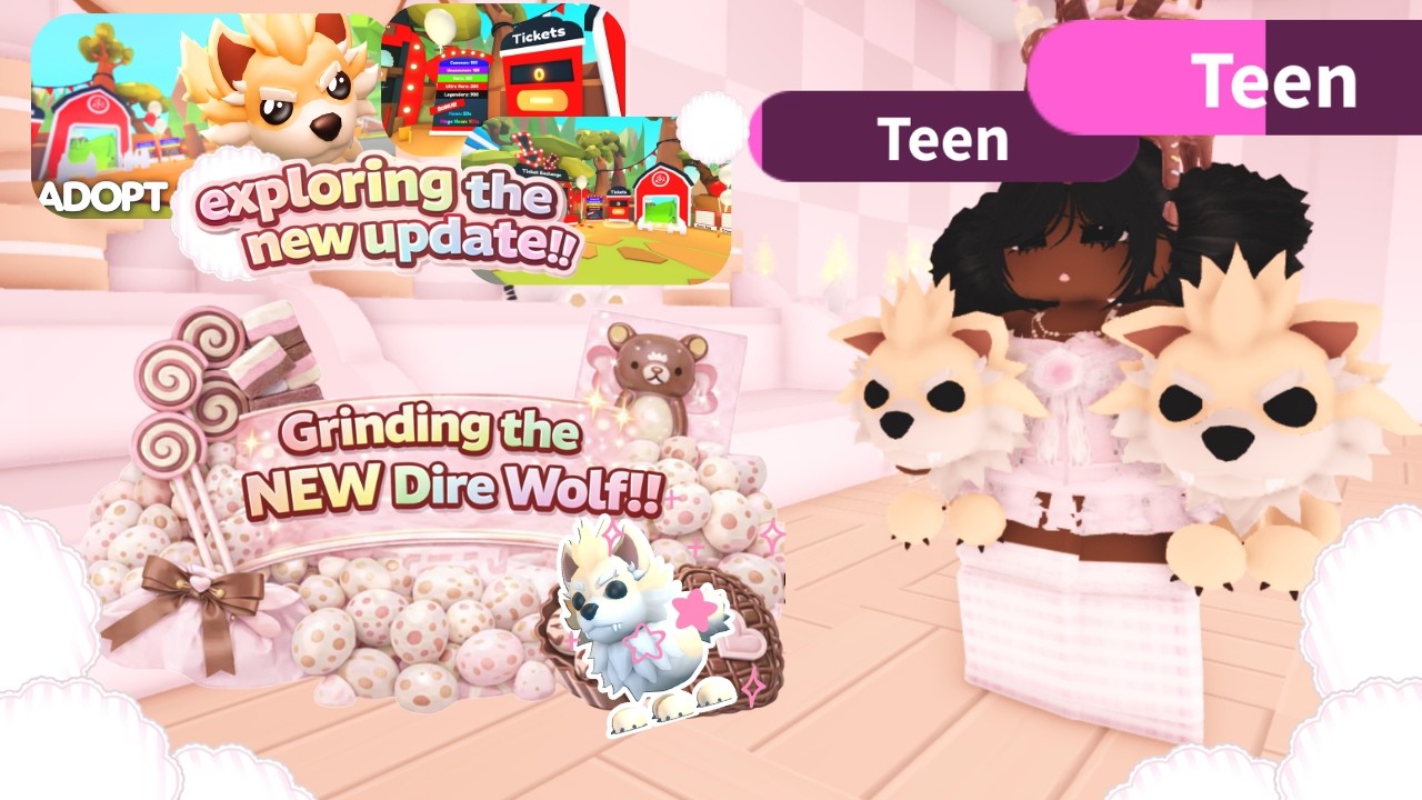 ★Grinding the NEW Dire Wolf!!ᯓ★