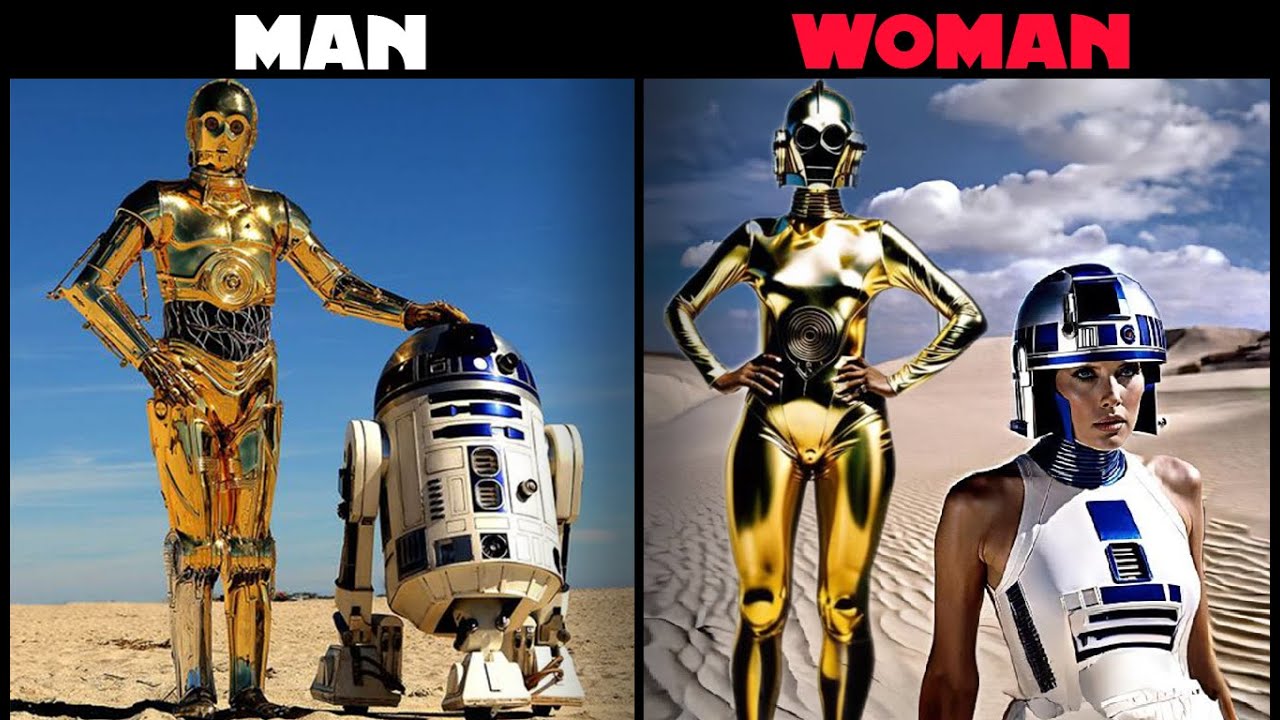 STAR WARS, But They're GIRLS?! | 1950's Super Panavision