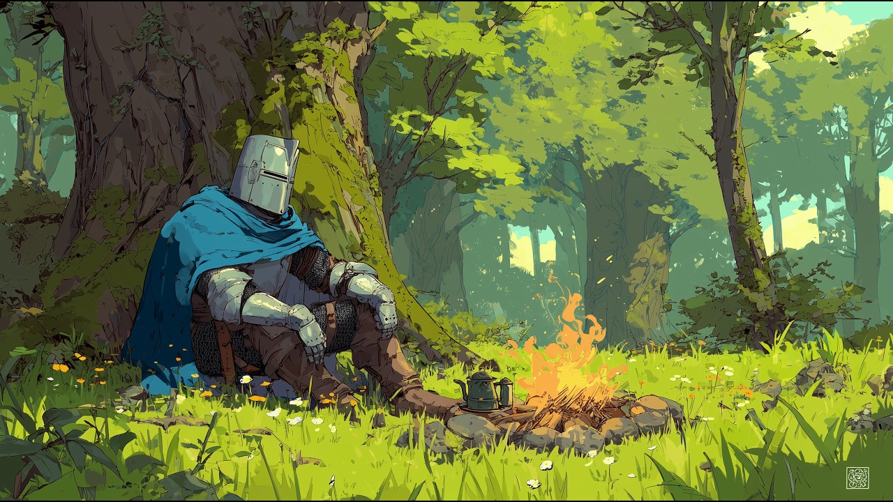 The Warrior’s Quiet Fire | Calming Celtic Music | Relaxing Background Music