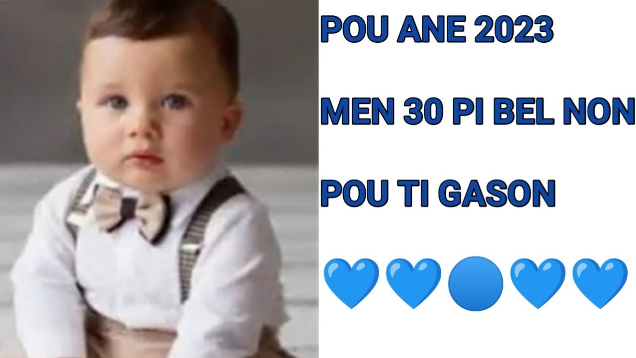 MEN 30 PI BÈL NON POU TI GASON