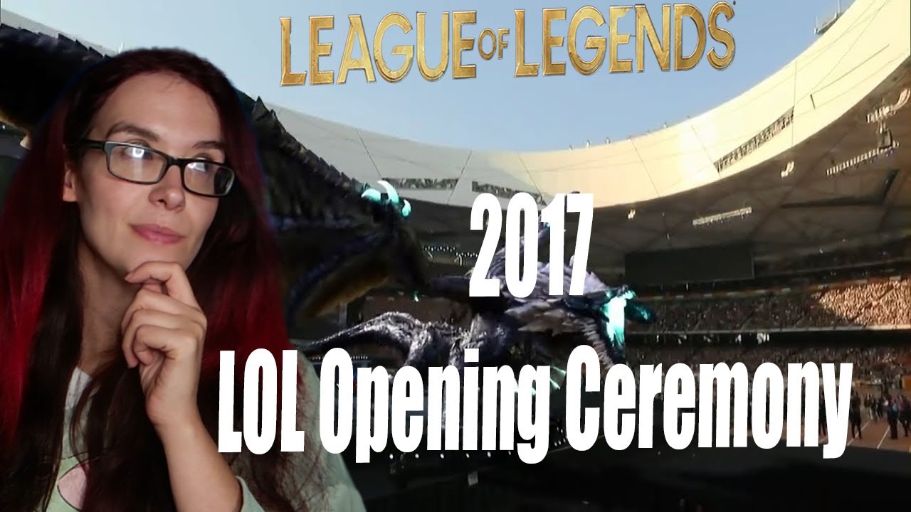 There was a dragon! | 2017 Ceremony Opening | League of Legends | REACTION