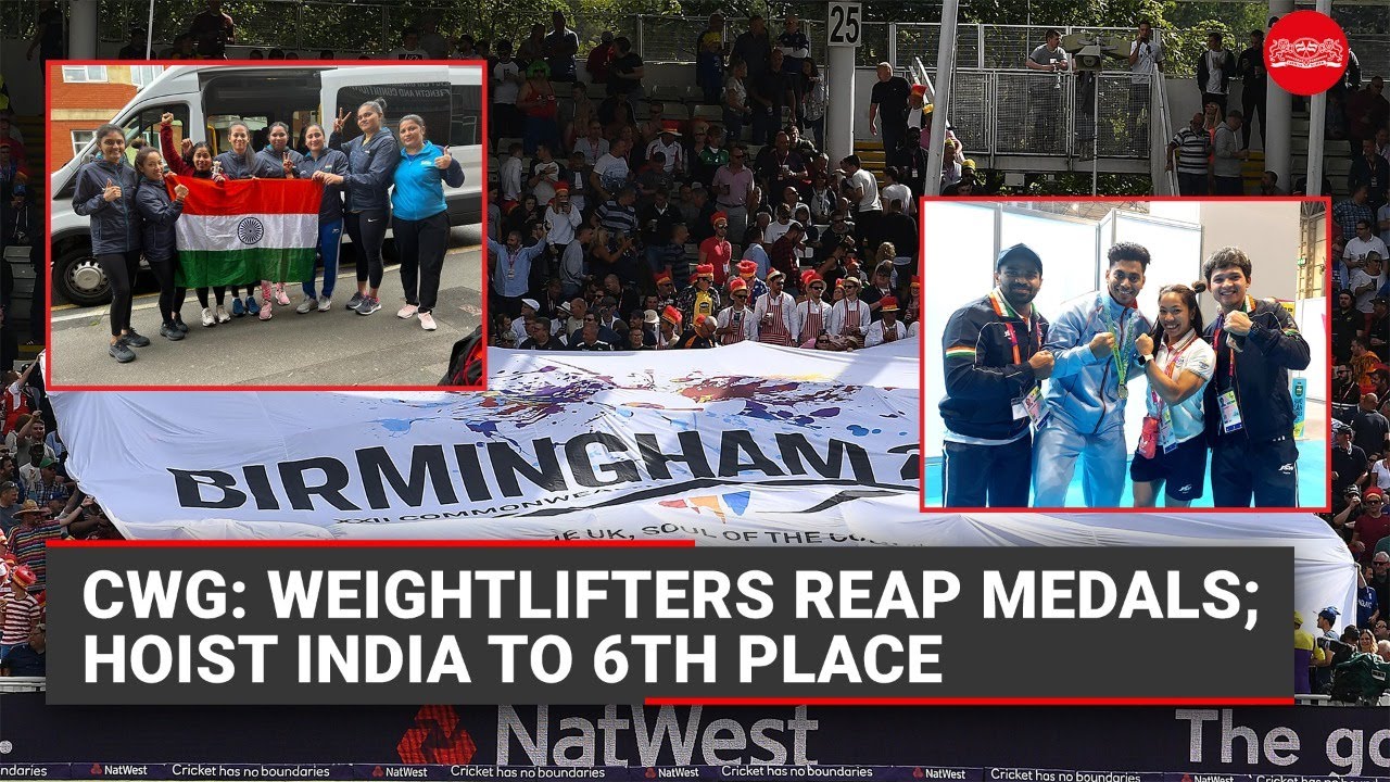 CWG: Weightlifters reap medals; hoist India to 6th place