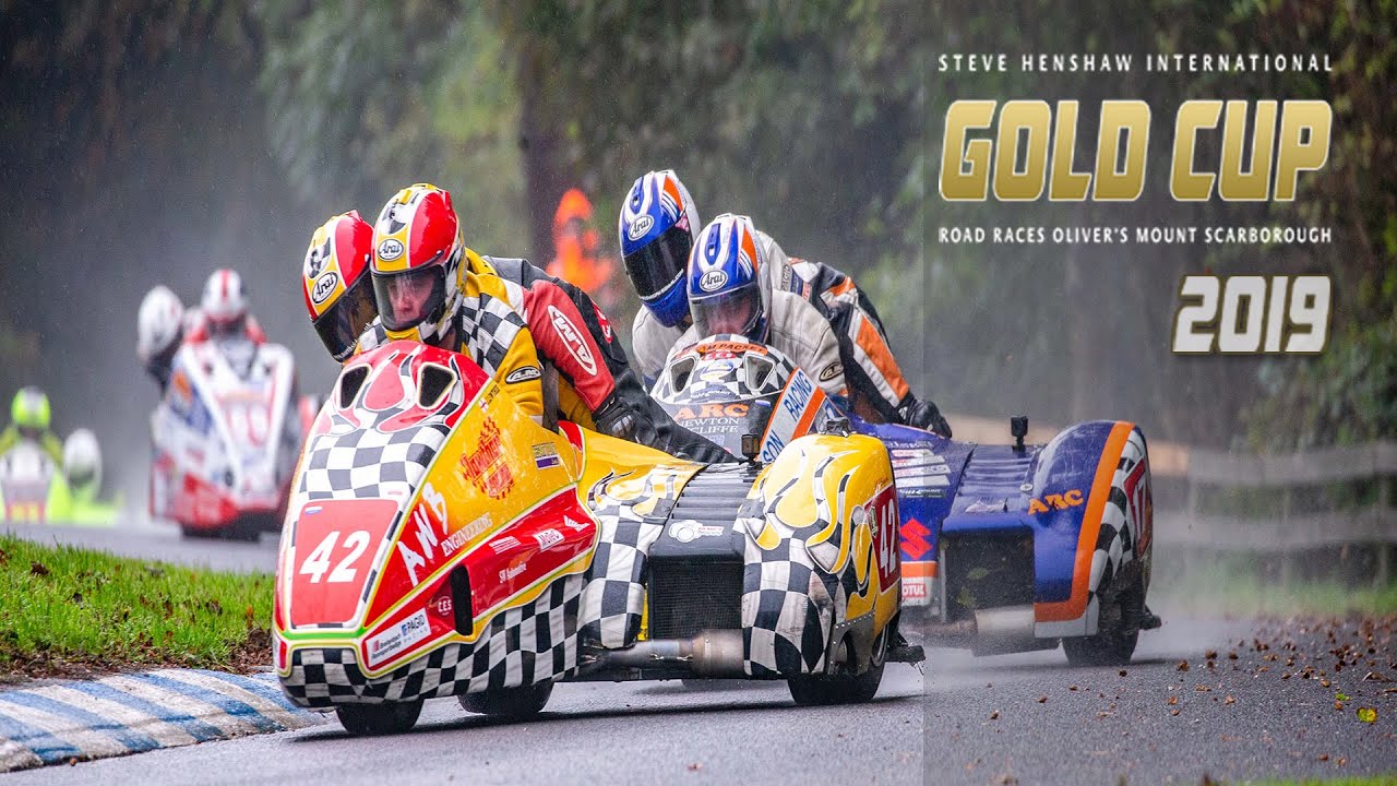 Road Racing | Oliver's Mount | Scarborough | On-board Sidecar Battle