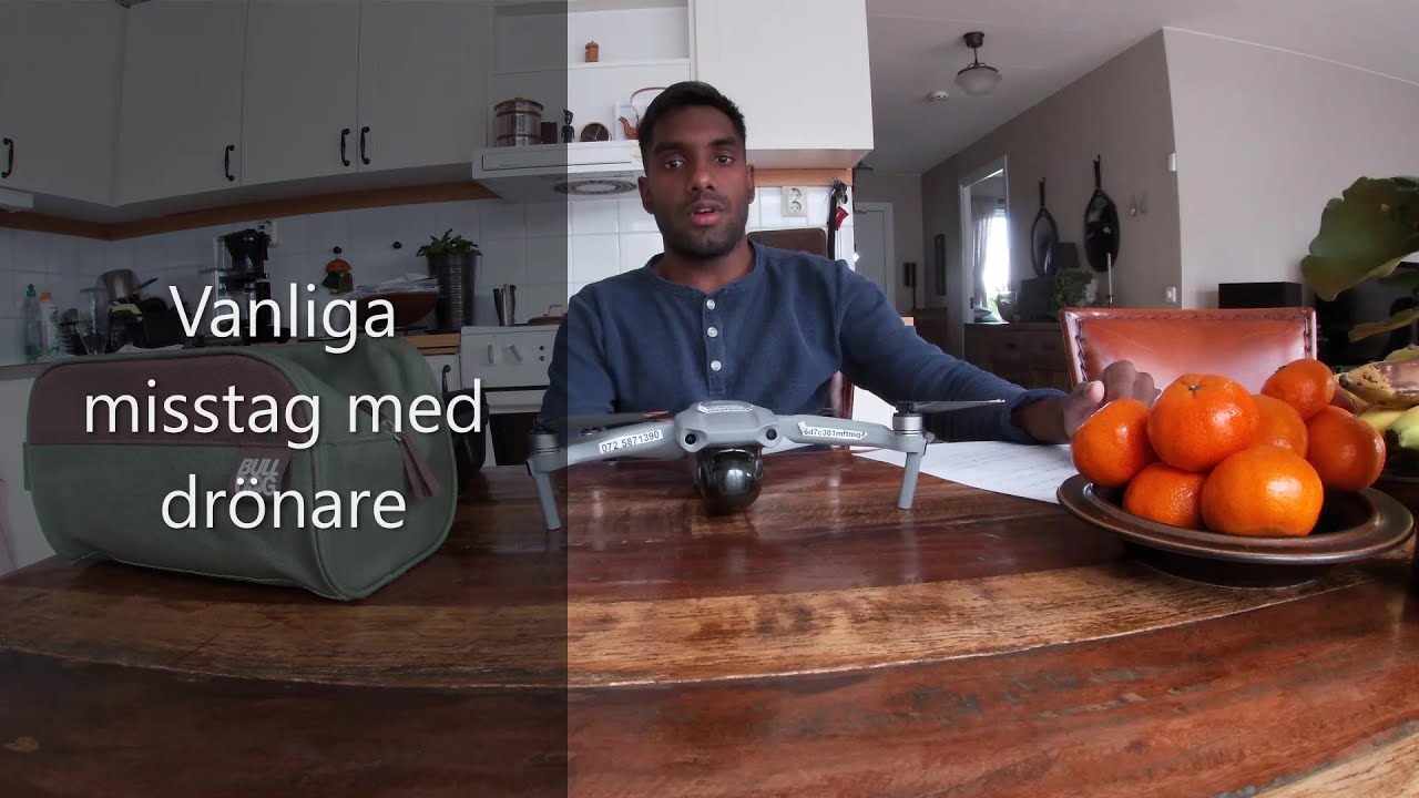Vanliga misstag med drönare