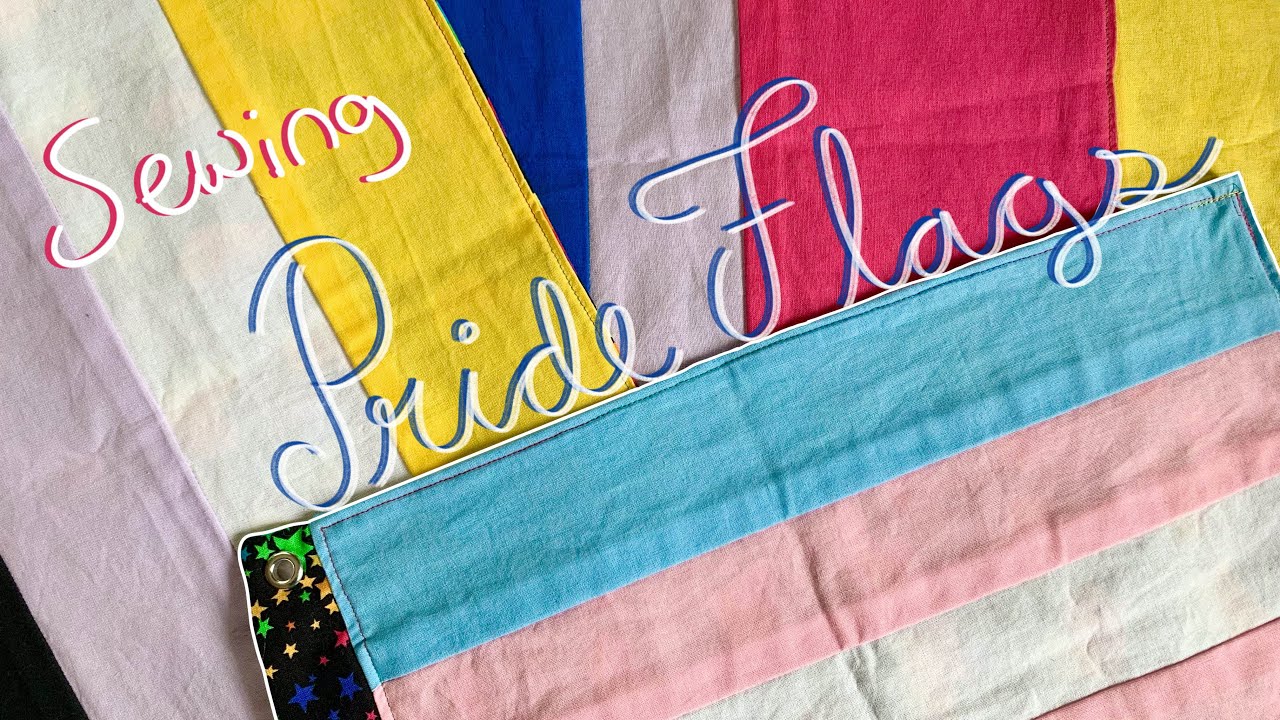🏳️‍🌈 sewing more pride flags because i'm still gay + GIVEAWAY