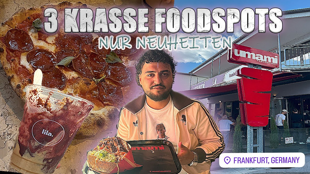 3 NEUE Foodspots in Frankfurt 🥙🍦🍕 | 2025