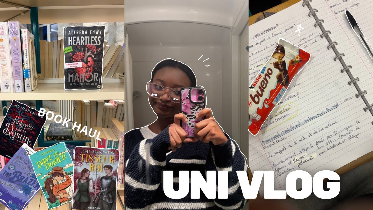 Une semaine malade à la fac | Vlog uni🎓