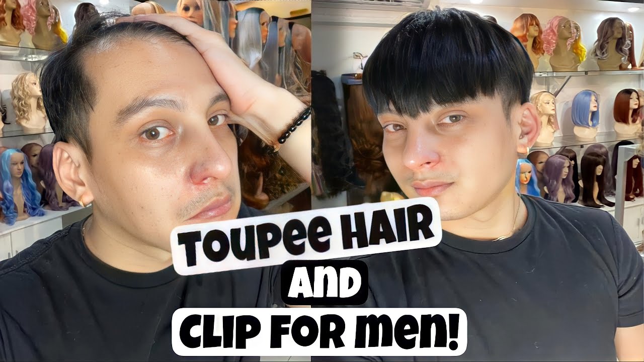 VLOG 41 TOUPEE HAIR AND CLIP WIG FOR MEN #wig #wigformen #toupeehair #philippines