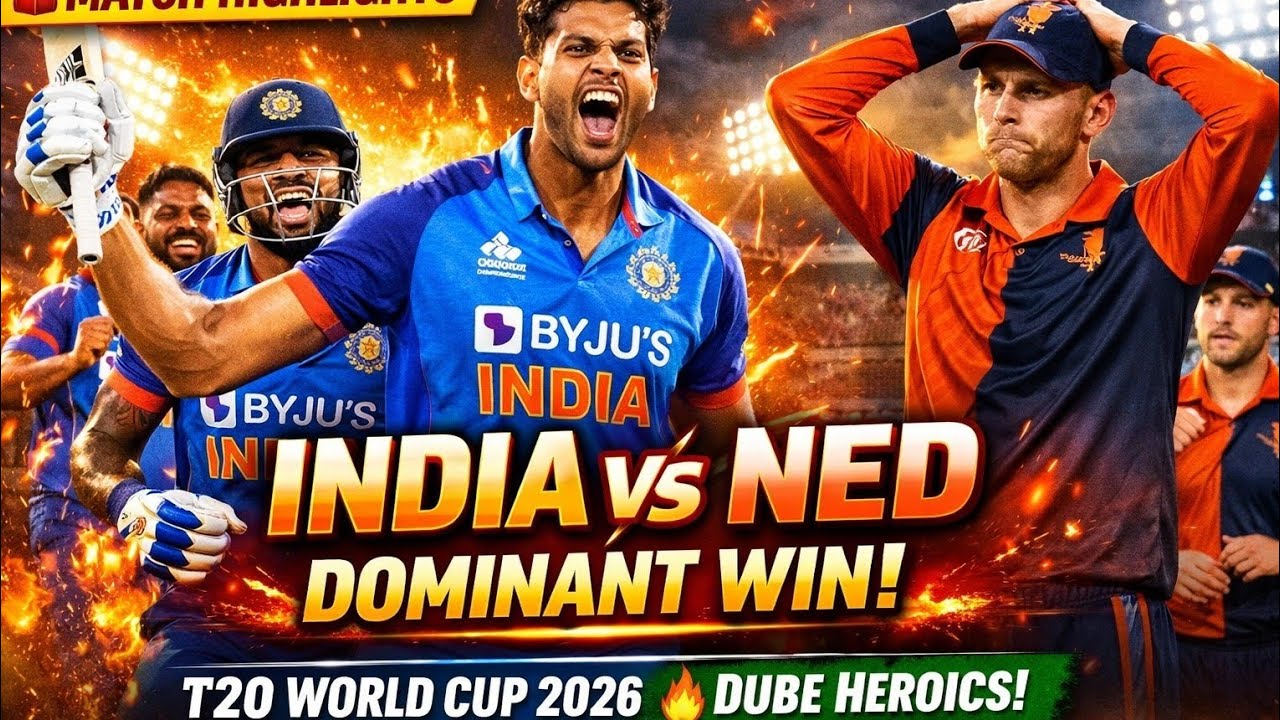 India VS Netherland T20 Match Highlights 