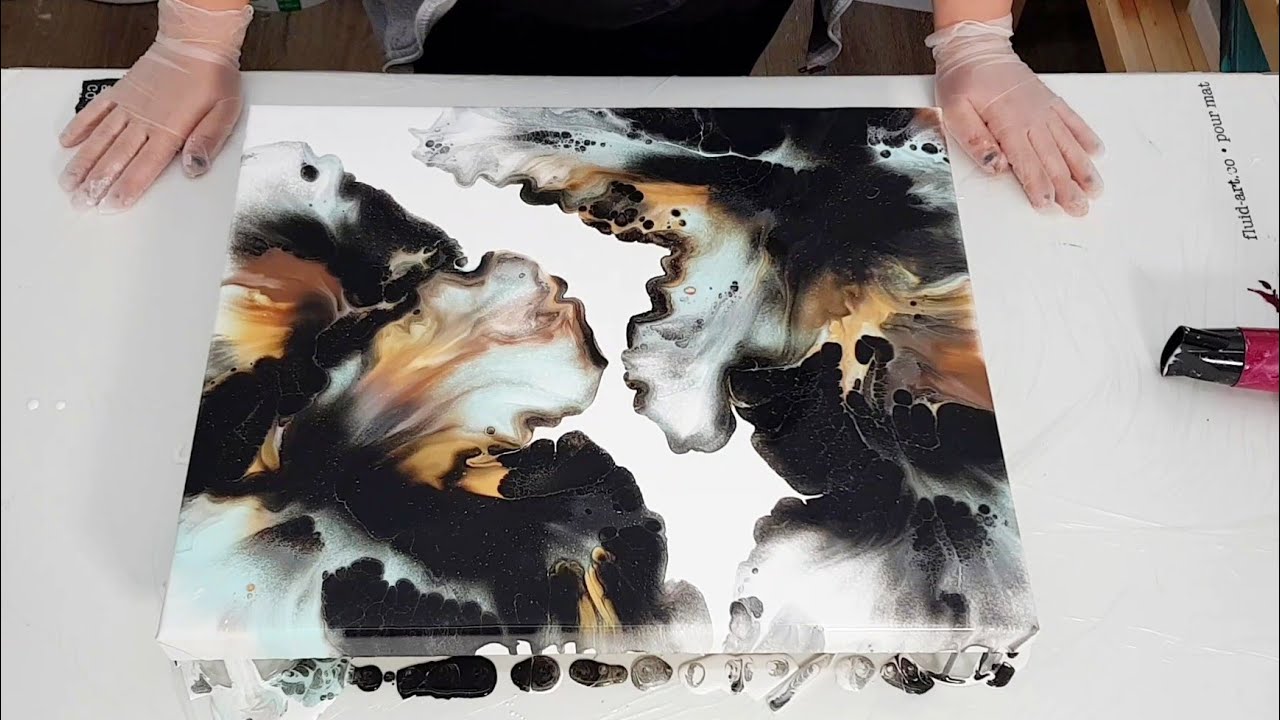 STUNNING Color Palette!! Acrylic Pour Painting - Abstract Fluid Art