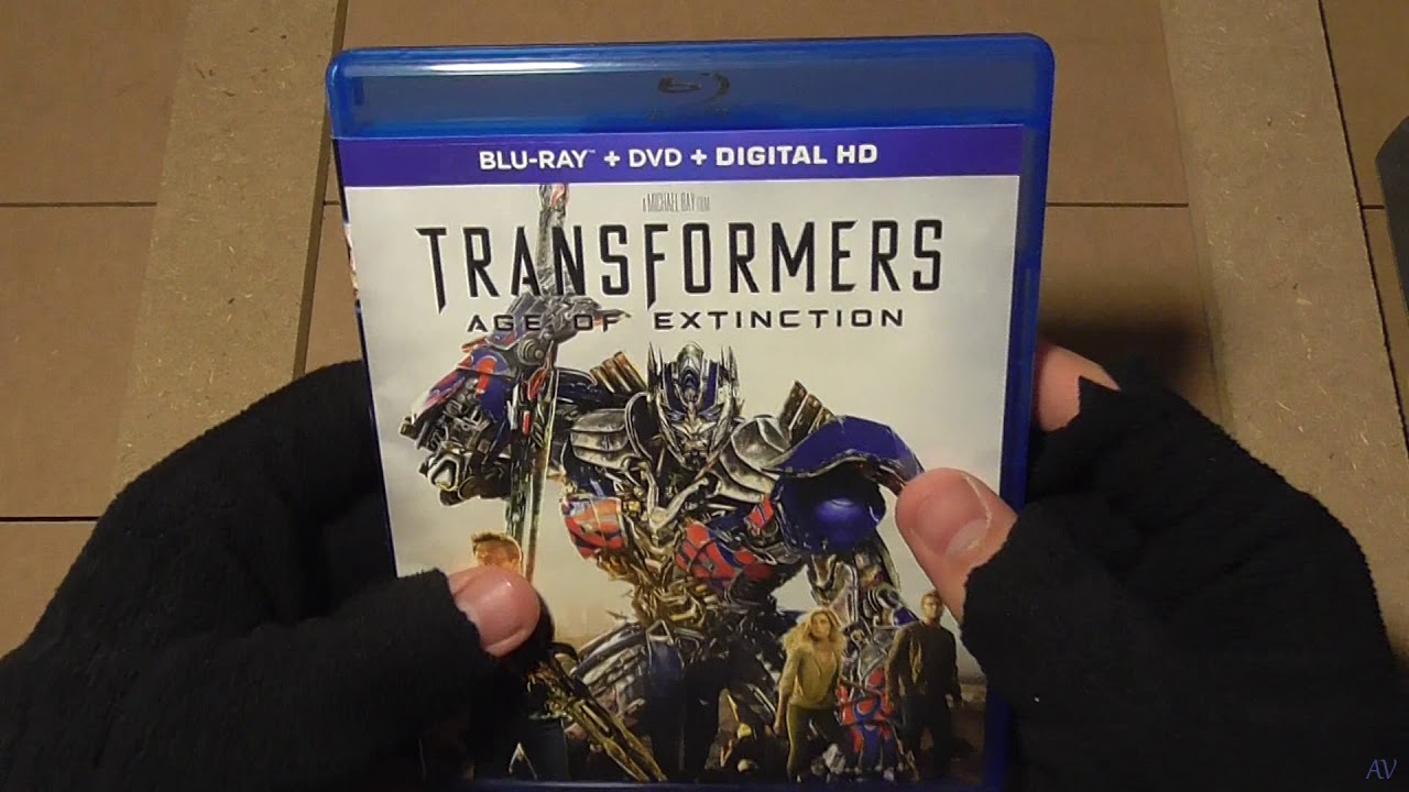 Transformers Age of Extinction [Blu ray] unboxing ASMR