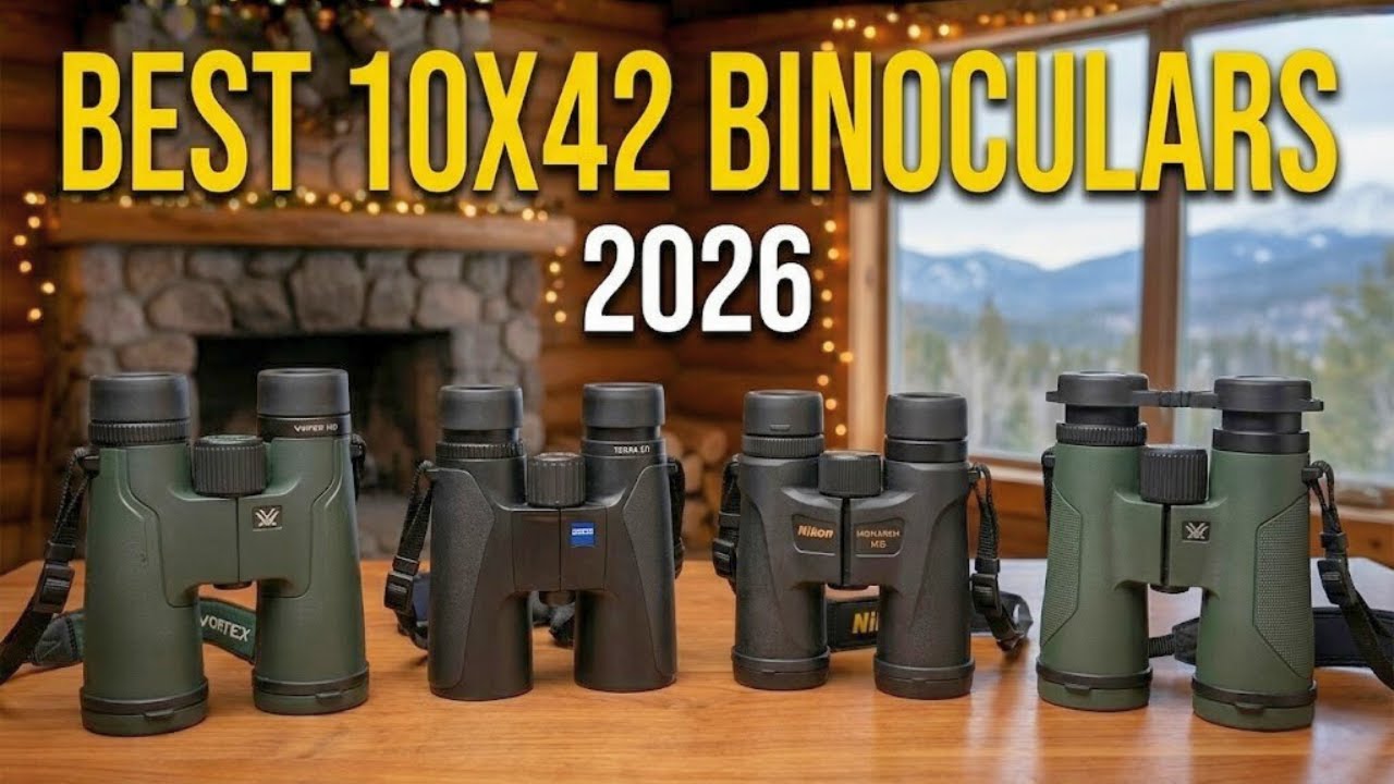 ▶️ Лучшие бинокли 10x42 для охоты и наблюдения за птицами | Топ-выбор