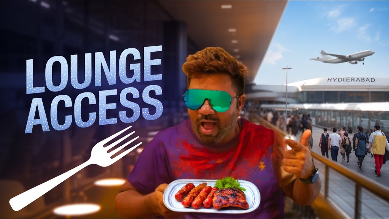Unlimited Food at Just Rs 2 at Hyderabad Airport Lounge