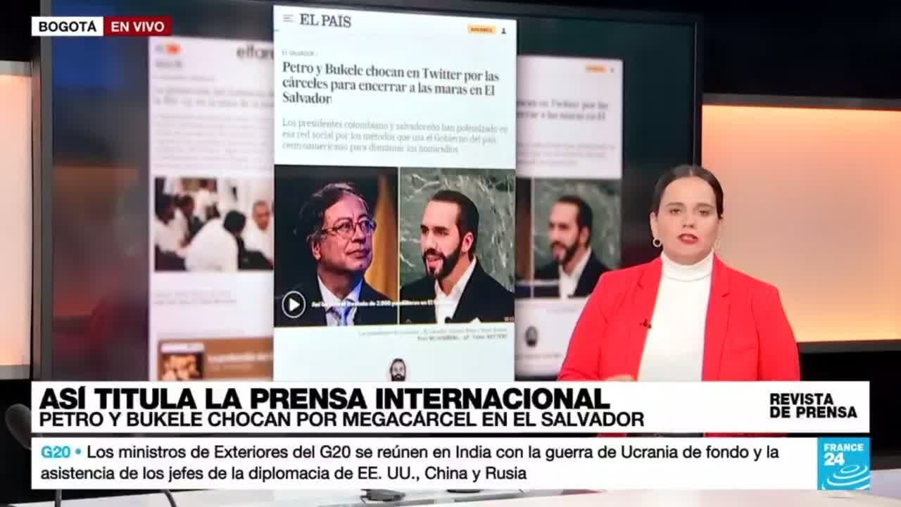 Cruce de acusaciones entre Bukele y Petro por la megac&aacute;rcel de pandilleros en El Salvador