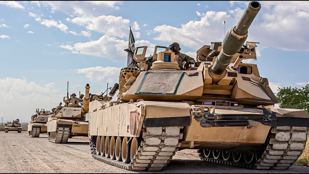 U.S. Army &bull; Latest M1A2 SEP v2 Abrams Main Battle Tanks in Action