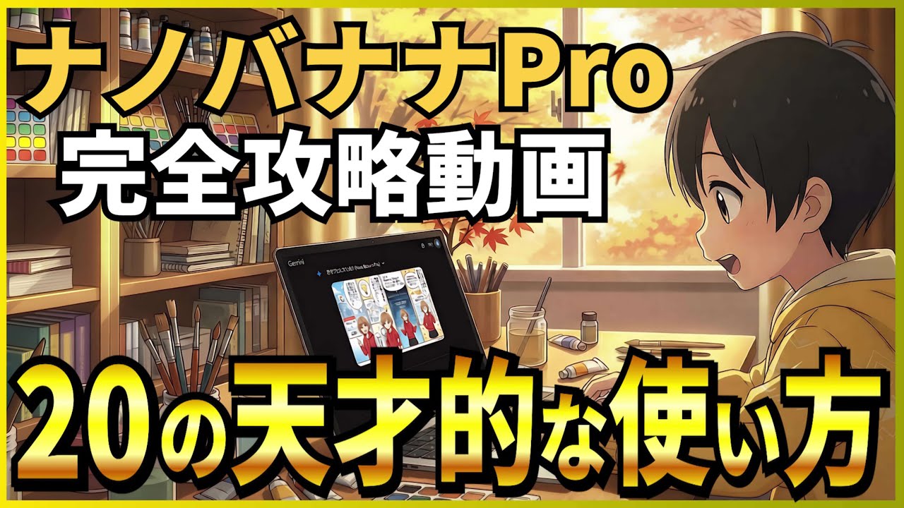 【すぐに使える活用事例20例】Nano Banana Pro(ナノバナナプロ)の画像生成＆編集性能を徹底検証！