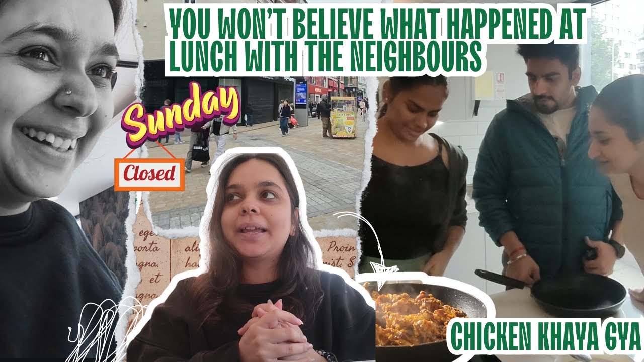 You won't believe what happened at lunch with the neighbours| Sunday lunch| UK International Student