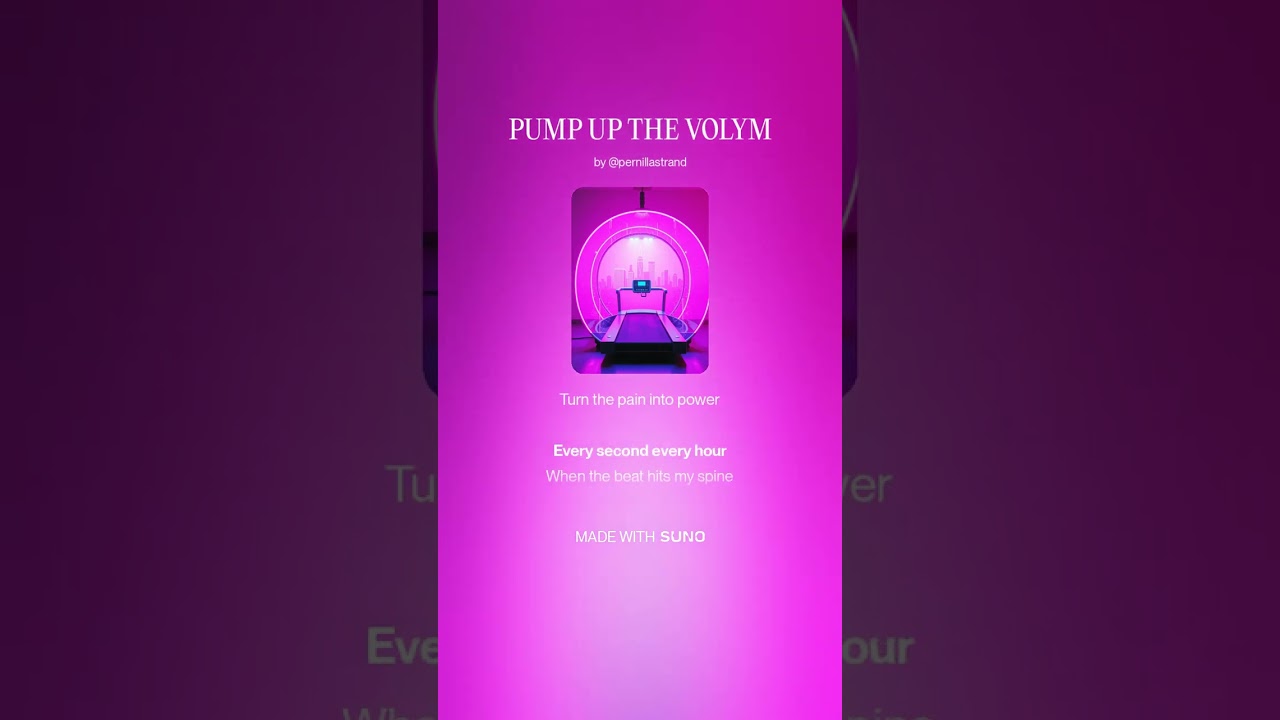 PUMP UP THE VOLYM