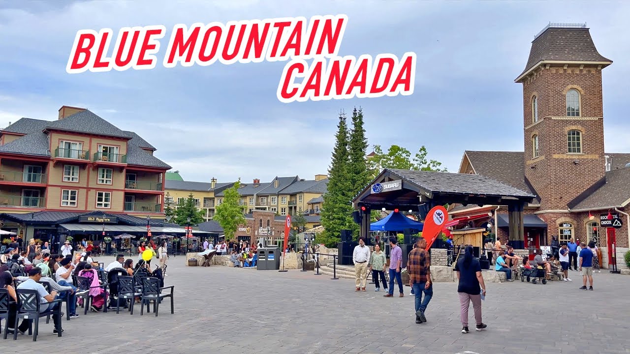 Why you should visit Blue Mountain in Canada in summer | 4K Virtual Walking Tour