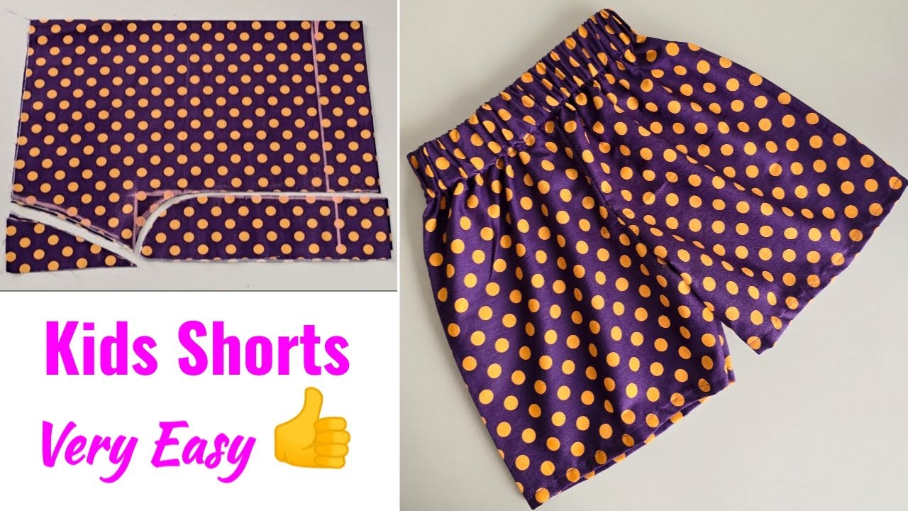 Kids shorts cutting and stitching | Very Easy Baby Shorts cutting and stitching