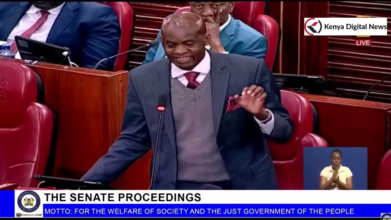 What Embu Senator Mundigi said during his submission in Senate will leave you speechless!!