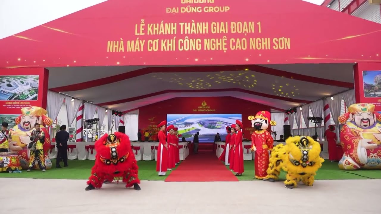 LỄ KHÁNH THÀNH GIAI ĐOẠN 1 NHÀ MÁY CƠ KHÍ CÔNG NGHỆ CAO NGHI SƠN