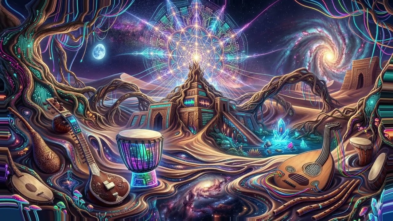 DISSOLVE 🌀 Deep Tribal Psy-Downtempo | Full Audio-Visual Trip