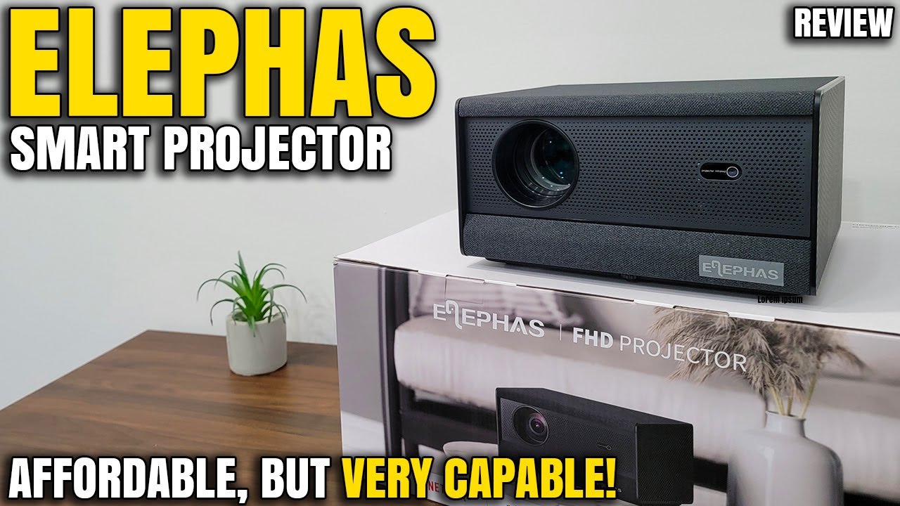 Finally.. A Good Affordable Projector! | Elephas Smart Projector Review (YG561)