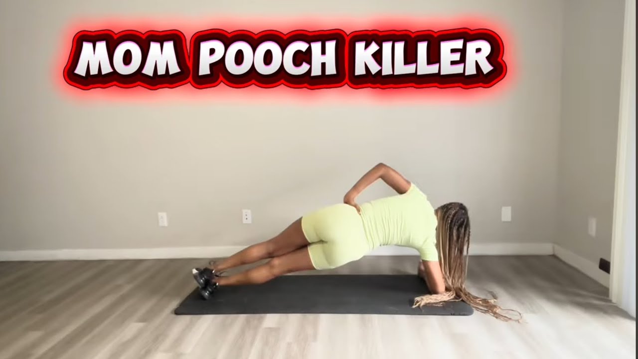 10 minute Postpartum ab workout to Flatten the Mom Pooch( Diastasis safe) 