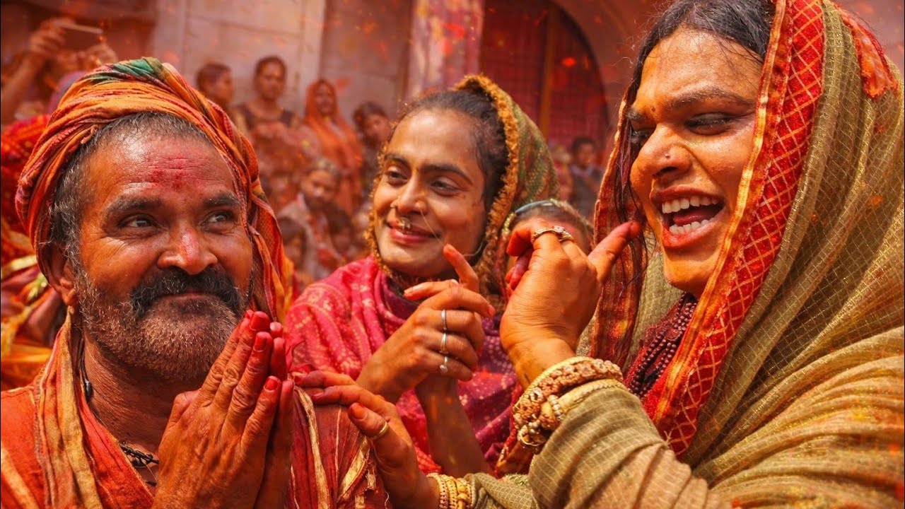 Sakhiyon Ne shakhaon ko dauji ki holi mein pakad kar sunaya lala tohe main chakhau Ras hori ko 🫟🤣😂❣️