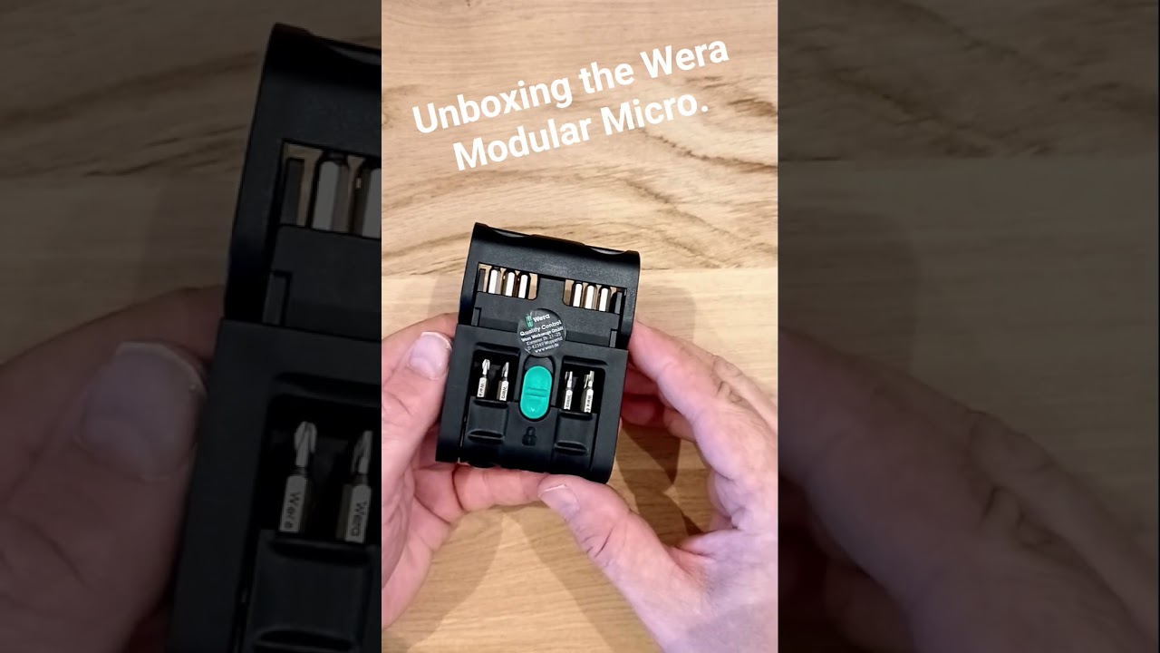 unboxing the Wera Modular MicroThe perfect tool for small screws #wera #weratools #knives #unboxing
